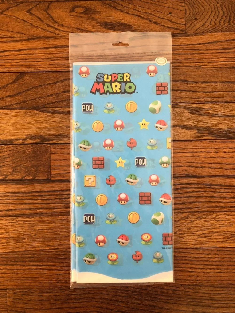 NWT Super Mario Birthday Party Items, 5 piece lot